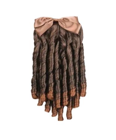 Liummrcy. Hair Extensions Ponytail Hairpiece with Bow Spiral Curl Synthetic Historical Colonial Lady Costume Wig.