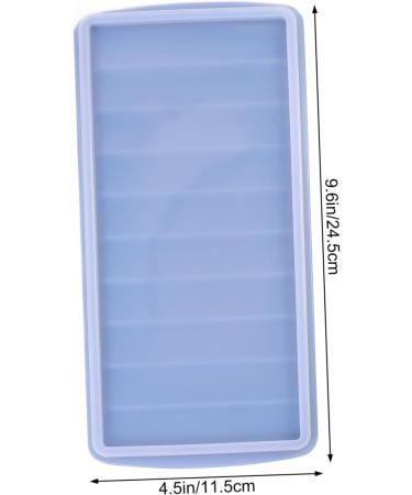 ABOOFAN 1pc Kitchen Dessert Shaped Ice Bar Household Shop Practical DIY Supply Cube Silicone Mold Design 24.5X11.5CM Blue - Buy Online on SooperMarket.com