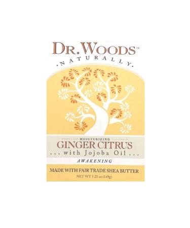 Dr. Woods Bar Soap Ginger Citrus 5.25 oz (149 g)