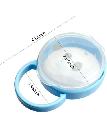 Baby Dummy Case Pacifier Case Travel Soother Box Transparent Soother Pod Pacifier Holder Box for Kids (Mid Yellow) Mid Yellow - Buy Online on SooperMarket.com
