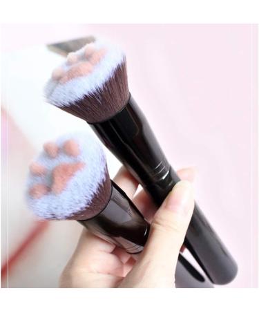 Professional Cat Paw Makeup Brush Soft Fiber Bristles for Perfect Blending Suitable for Foundation Pre Makeup and Repairing (a) - Buy Online on SooperMarket.com