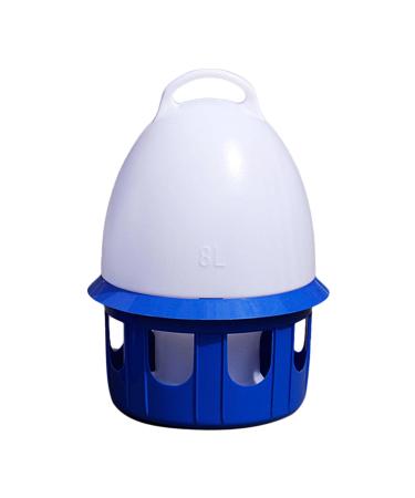 LOVIVER Portable Pigeon Waterer Drinker Cage Accessories Water Pot Container Water Bottle Automatic Bird Water Dispenser for Parrot Parakeet Dove 8L D 22cm H 38CM
