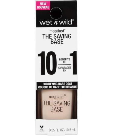 wet n wild E220D Megalast The Saving Base Fortifying Base Coat without Formaldehyde/Toluene/Phthalates - Buy Online on SooperMarket.com