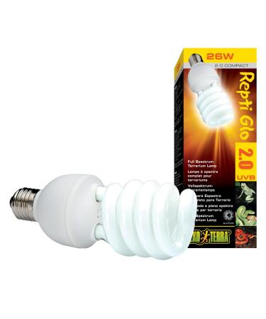 Exo Terra 25w Natural Light Full Spectrum Daylight Bulb 25 Watt Single