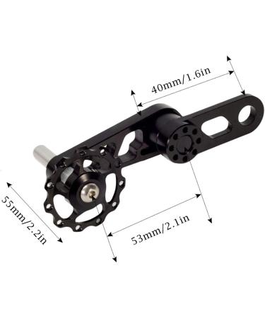 Coherny Single Speed Bike Chain Tensioner - Lightweight Aluminum Alloy Replacement | Black - Buy Online on SooperMarket.com