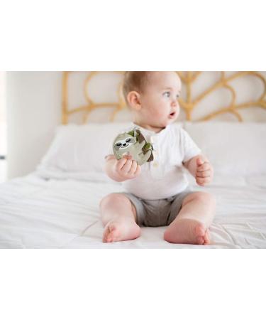 Loulou Lollipop Silicone Teether and Holder Clip Bundle Set - Sloth/Monstera - Buy Online on SooperMarket.com