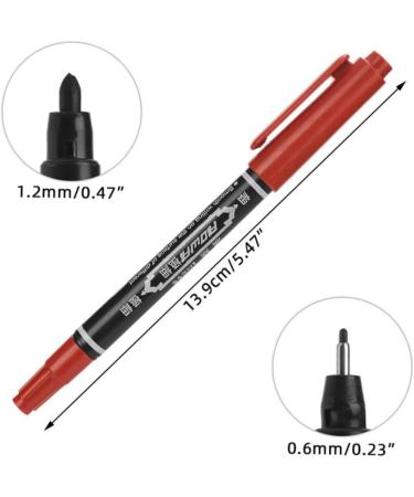 NOLITOY 40 Pcs Eyebrow Marker Pen Tattoos Accessory Beauty Marker Multifunction Accessories Plastic Red - Buy Online on SooperMarket.com
