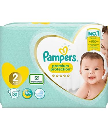 Pampers Premium Protection New Baby Size 2 4-8kg - 30 Diapers Premium Protection Size 2 (30 Pack)