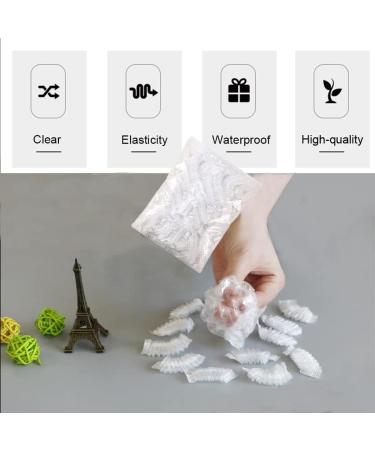 200 Pcs JZTang Disposable Clear Ear Covers | Ear Protectors for Hair Salon, Hair Dryer, Bathing - Buy Online on SooperMarket.com