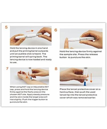 Lancing Device with 100 Lancets for Diabetes Blood Testing - Non-Diabetic Option - Buy Online on SooperMarket.com