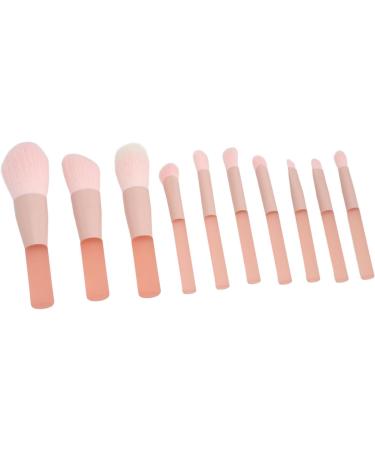 Mini Synthetic Makeup Brush Mini Makeup Brush Pink Fluffy with Storage Bag for Christmas - Buy Online on SooperMarket.com