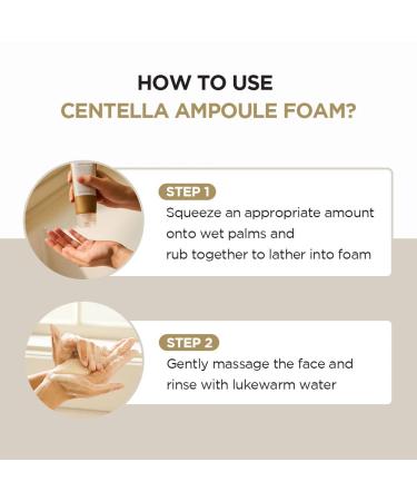 SKIN1004 Madagascar Centella Ampoule Foam Cleanser 125ml - Low pH, Natural Soda Powder, Coconut Surfactant - EWG Green Grade - Buy Online on SooperMarket.com