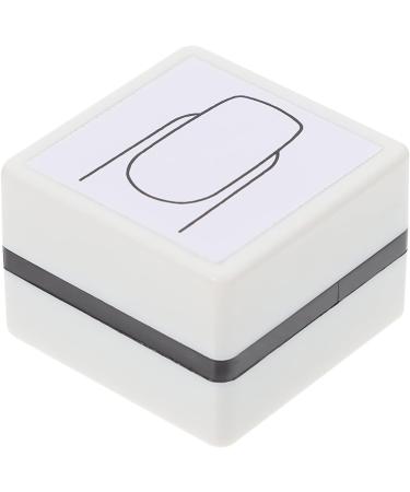 Nail Practice Stamp Nail Art Stamper Silicone Nail Stamper Nail Art Painting Seal Nail Art Practice Stamp-pad Practice Stamper Salon Nail Painting Tool Manicure White Mold Plastic White 1 - Buy Online on SooperMarket.com