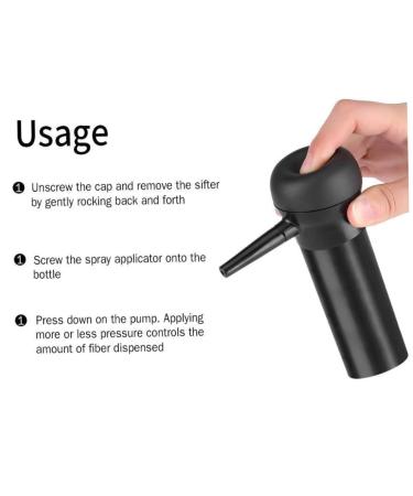 1 Pcs Hair Fiber Applicator & Thickening Spray Nozzle | Professional Hair Thickener for Full Volume - Buy Online on SooperMarket.com