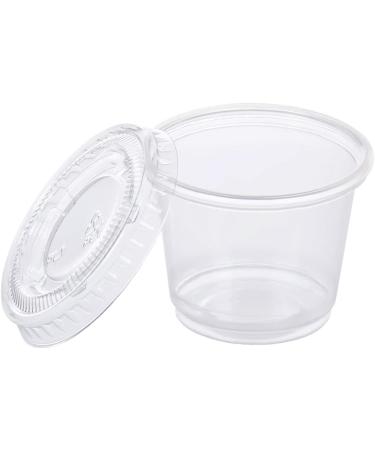 Mr. Miracle 1-Ounce Jello Shot Souffle Cups and Lids - 125 Sets Translucent Pack for Parties - Buy Online on SooperMarket.com