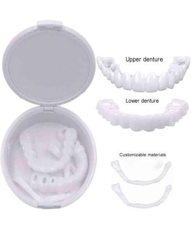 Buy Watsky Veneers: Instant Snap-On Dentures for Men & Women - Top & Bottom Silicone Prostheses 4PCs - Buy Online on SooperMarket.com