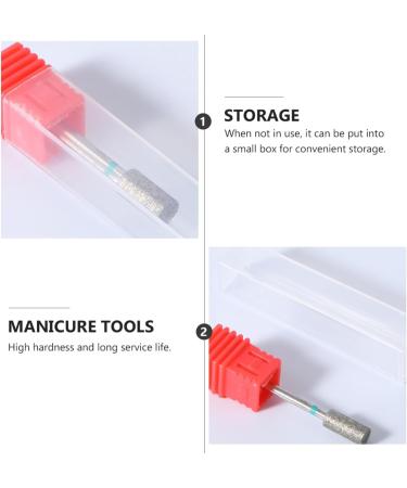FOMIYES Nail Bit Nail Drill Bits Nail Grinding Head Set Manicure - Buy Online on SooperMarket.com