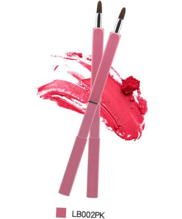 minkissy Makeup Tool Kit Lip Gloss Lipstick Brush Makeup Lip Brush Makeup Brush Tool Cosmetics Lip Brush Lipstick Applicator Lip Brush Applicator Portable Travel Lipstick Stick 9.3*1cm Pink - Buy Online on SooperMarket.com