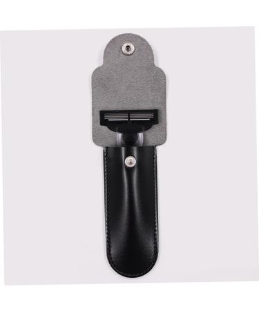 Beavorty 5-St Razor Storage Case | Leather Travel Bag for Shaving - Perfect Razor Cover & Container - Buy Online on SooperMarket.com