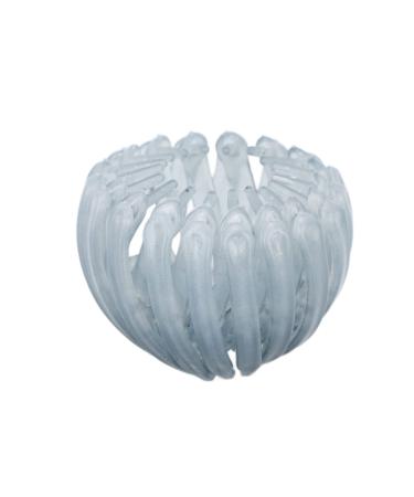 Bird Nest Hair Claw  Bird Nest Hairpin  Expandable Ponytail Holder  Fashionable Bird Nest Hair Clip for Women Girls (Jelly Ash)