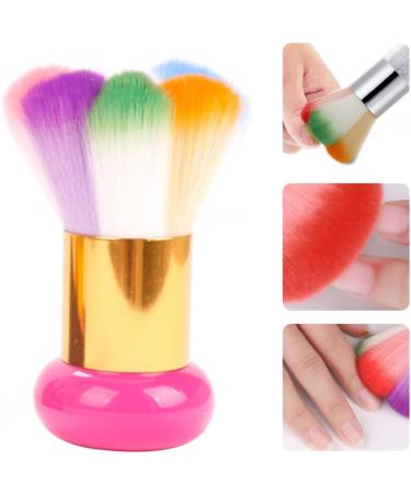 Nail Art Dust Brush Colorful Nail Powder Remover Cleaner Makeup Foundation Brush for Nail Acrylic Uv Gel nail art dust brush - Buy Online on SooperMarket.com