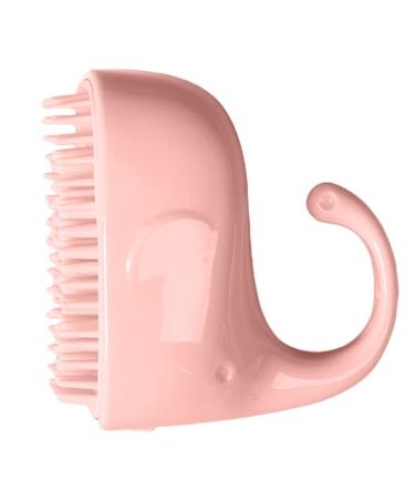 Kisangel Shower Washer Toddlers Growth Reduces Dandruff Brush Washing Stress Massager Comb Cleaning Handle Scrubber Resilient for Bathing Shampoo Promotes Head Baby Portable Kids Handheld