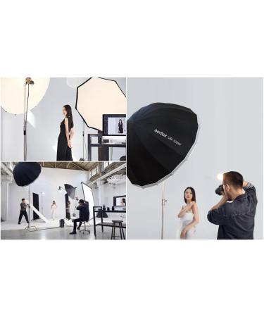 Godox UB-105W 41.3 105cm Parabolic Deep Reflective Umbrella White Inner for Photography and Video Shooting - Buy Online on SooperMarket.com