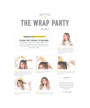 Drybar The Wrap Party Curling Wand | Achieve Perfect Curls and Waves - Buy Online on SooperMarket.com