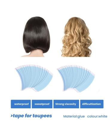 36Pc/Bag Fixed Wig Double Sided Tape Hair System Adhesive Extended Wig Strip Waterproof for Toupee Lace Wig Film Easy Install - Buy Online on SooperMarket.com