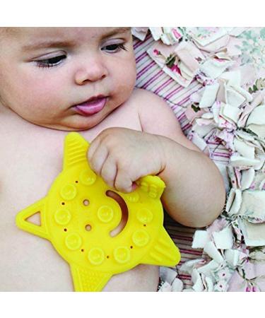 POPPIES Smiley The Star and RED The Rocket Bundle - Silicone Sensory Toy for Infants - BPA-Free Teether and Bath Toy with Suction Cups and Textures - Buy Online on SooperMarket.com
