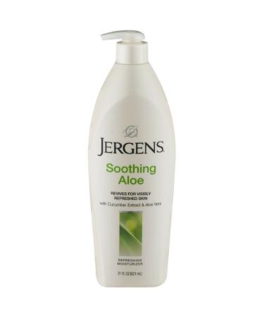 Jergens Soothing Aloe Refreshing Moisturizer 21 oz (Pack of 5)