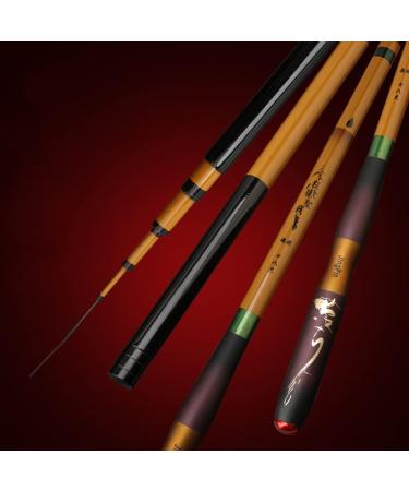 Buy Yadlcr 28 Hardening Karaoke Rod - 3.6m to 6.3m Carbon Fishing Rod | Super Hardness & Imitation Bamboo | International Shipping Available - Buy Online on SooperMarket.com