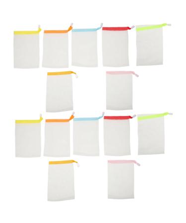 Baluue 20pcs Foaming Net Foaming Net Soap Foam Net Bar Soap White Pouches with Drawstring Travel Soap Nylon
