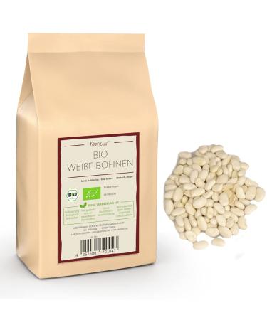 Kamelur 1kg ORGANIC dried white beans dried beans ORGANIC without additives white beans in biodegradable packaging