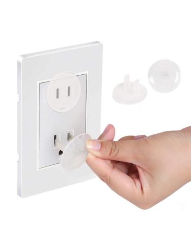 38 Pack Clear Outlet Covers Baby Proofing - Vmaisi Electrical Safety Plug Protector - Buy Online on SooperMarket.com