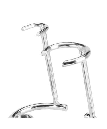 Folpus Long-Lasting Silver Ferrol Government Holders & Storage Stands - Modern Bathroom Accessories for Men - Buy Online on SooperMarket.com