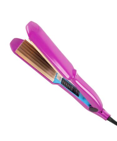 Naveso crepe iron for hair hair crimper volume for fluffy hairstyle hair crimper iron square with 5 heating levels crepe iron ceramics crimper hair iron crepe iron for hair adjustable temperature