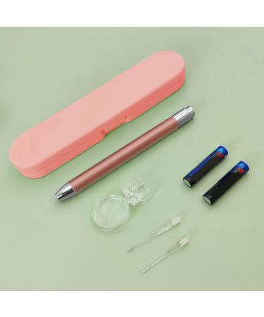 Stainless Steel Earwax Camera Spoon 6-Piece Set for Children & Adults - Happy Yak Earwax Removal Tool Cleaner - AB-Pink - Buy Online on SooperMarket.com