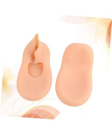 Sosoport 1 Pair Waterproof Boat Socks Beach Heel Crack- Proof Sleeve Elastic Boat Socks Waterproof Beach Socks Ultra Low Cut Liner Socks Bottle Steriliser Womens Breathable Socks Room Socks As Shown M
