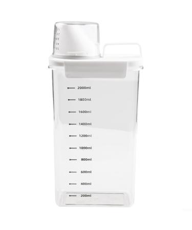Gbtdoface Washing Powder Storage Laundry Powder Storage Airtight Detergent Dispenser Multi-Purpose Washing Powder Dispenser Washing(2300ML)