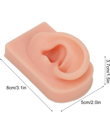 Socobeta Flexible Human Ear Model - Reusable Fake Ear for Acupuncture & Earrings Display (Light Complexion) - Buy Online on SooperMarket.com
