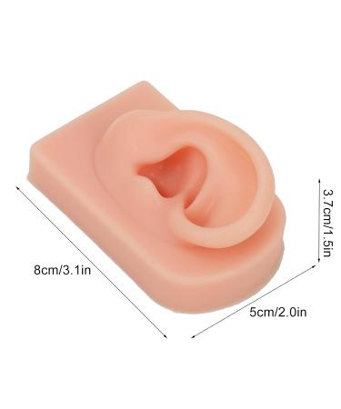 Fallen Ear Model - Soft Silicone Right Ear for Piercing Training & Headphone Display (Light Skin Color) - Reusable & Multi-Purpose - Buy Online on SooperMarket.com