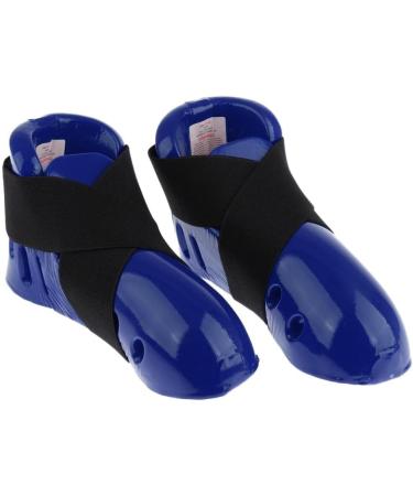 Kids Taekwondo Foot Guard Karate Sparring Gear - Blue - Buy Online on SooperMarket.com