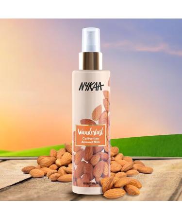 Nykaa Naturals Wanderlust Body Milk - Californian Almond Milk for Women - Hydrating 6.76 oz Body Lotion - Buy Online on SooperMarket.com