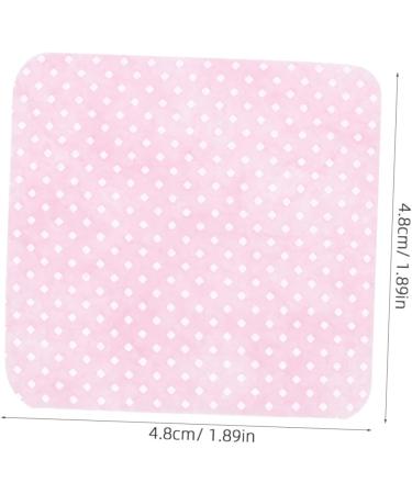 Mikinona 2 Boxes Nail Wipes Gel Nail Polish Cleaning Wipes Travel Wipes Travel Nail Polish Remover Gel Nail Remover Polish Remover Pads Glue Wipes Dip Polish Remover Nail Pads Cotton 4.80X4.80X0.10CM Pink - Buy Online on SooperMarket.com