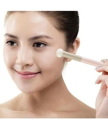 TEONEI Foundation Sponge Powder Brush Set - 3Pcs Makeup Puff & Concealer Brush Applicator for Flawless Finish | International Shipping Available - Buy Online on SooperMarket.com