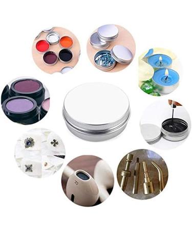 Cratone Jacks 30ml Aluminum Crucible - 12 Pack Screw Cap Containers for Lip Balm Lotion Cream Mini Candles & Nail Art | International Shipping Available - Buy Online on SooperMarket.com