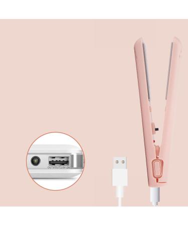 2 in 1 Ceramic Hair Straightener & Flat Iron - 3D Floating Plate Smart Keep Warm Function - Easy to Use - Pink - Buy Online on SooperMarket.com