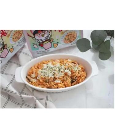 Samyang JAPAN Buldak Hot Chicken Ramen Noodles - Quadruple Cheese Creamy Carbonara Yakisoba (5 Packs) HALAL - Creamy Carbonara Flavour - Buy Online on SooperMarket.com