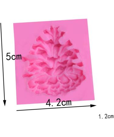 ABOOFAN 3pcs Fondant molds Silicone molds de para gelatinas Silicone Candy for Christmas 3D Cone Silicone - Buy Online on SooperMarket.com